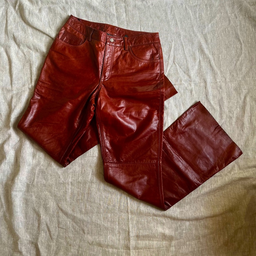 EXPRESS vintage leather pants